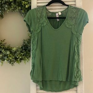 Boutique Green Top